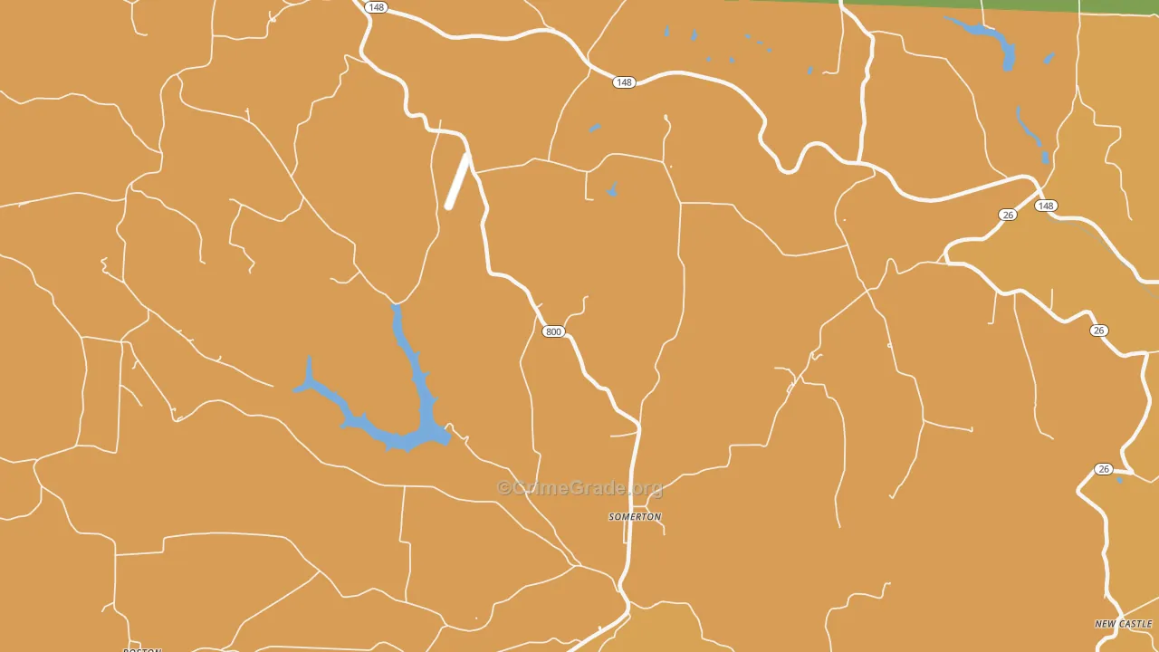 Somerton, OH Map of Murder Rates