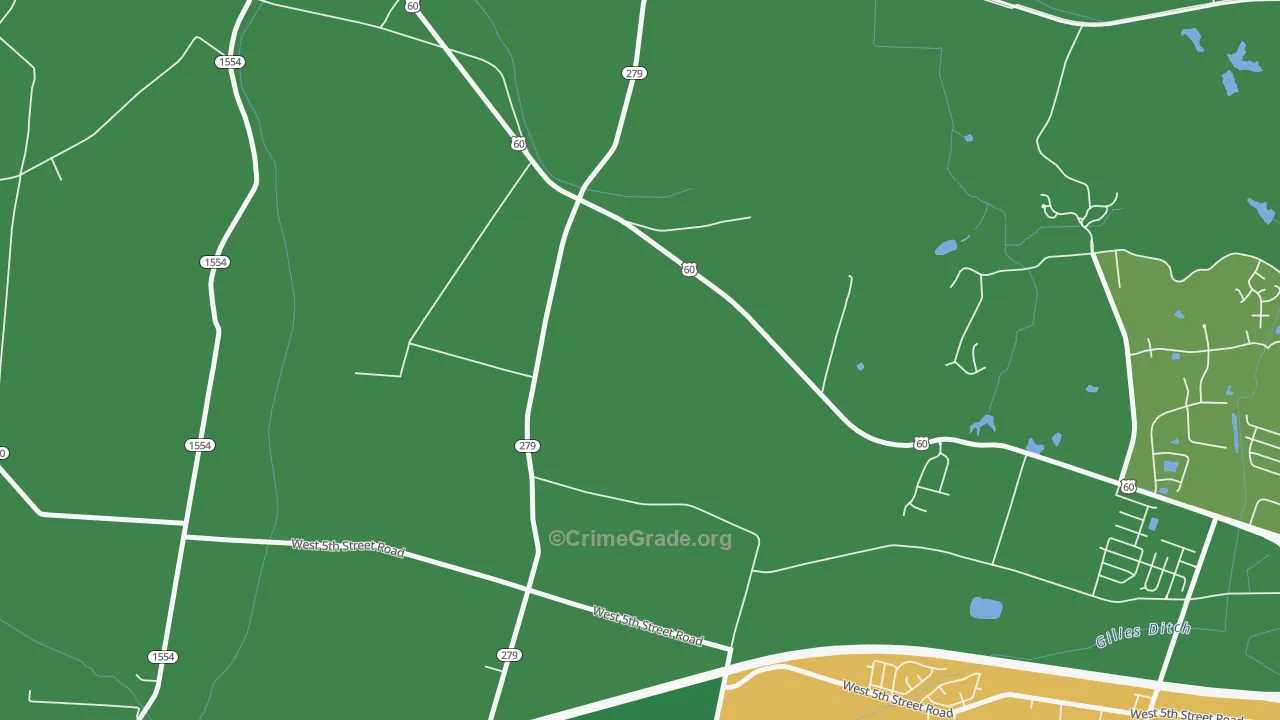 Sorgho, KY Map of Murder Rates