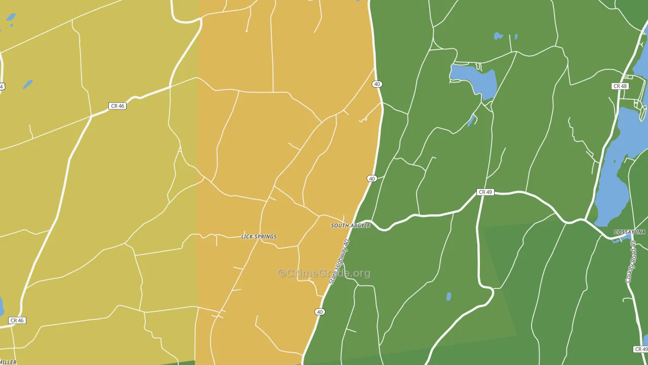 South Argyle, NY Map of Murder Rates