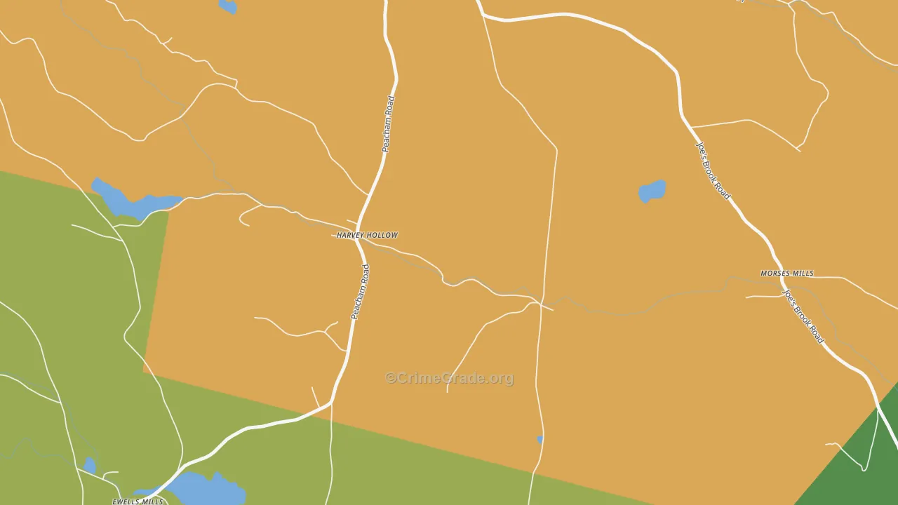 South Danville, VT Map of Murder Rates