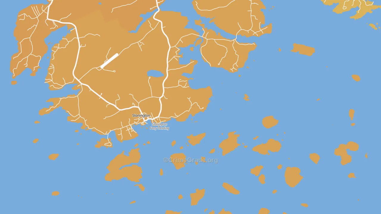 South Deer Isle, ME Map of Murder Rates