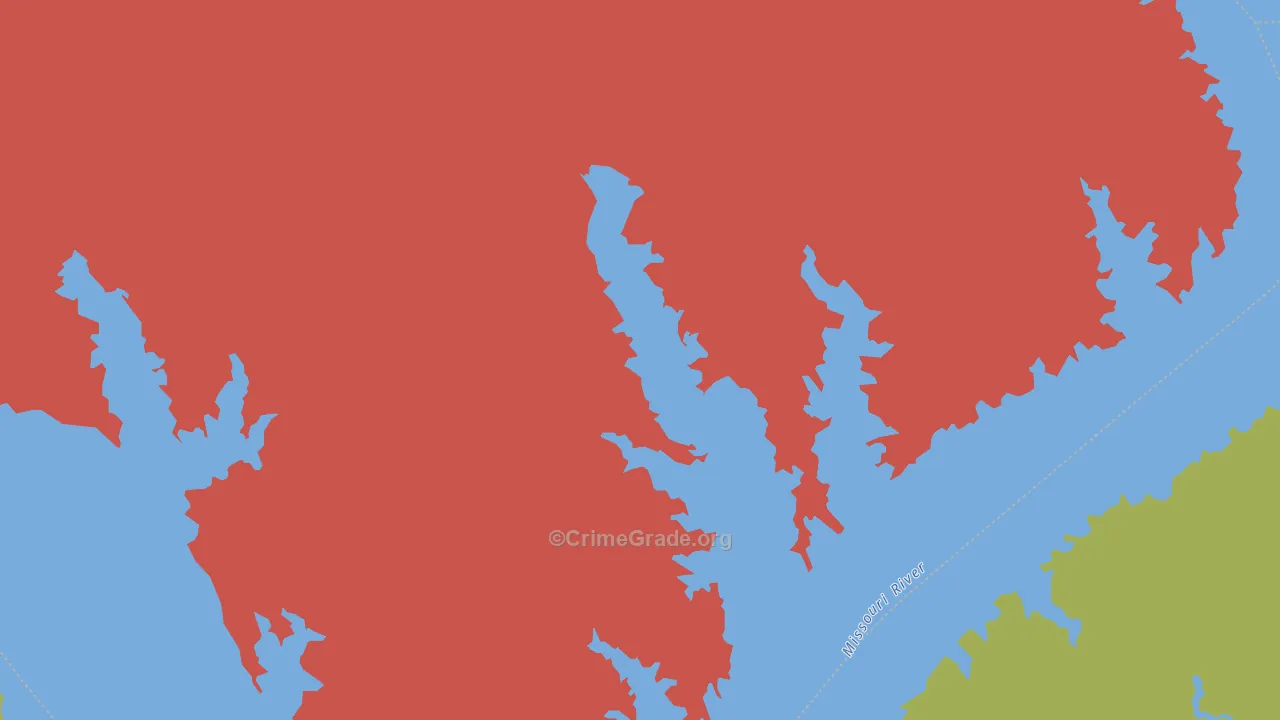 South Forest City, SD Map of Murder Rates