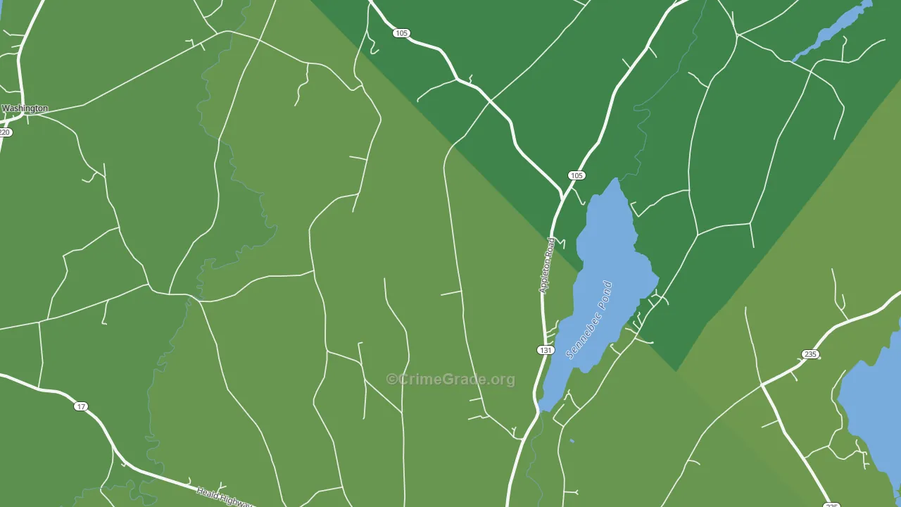 South Hope, ME Map of Murder Rates