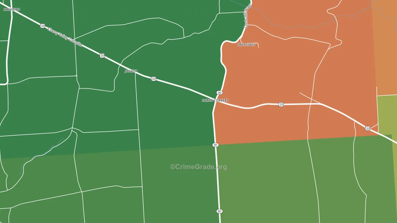 South Onondaga, NY Map of Murder Rates