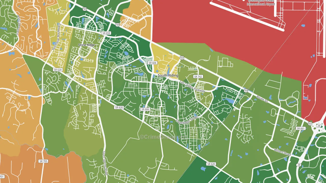 South Riding, VA Map of Murder Rates