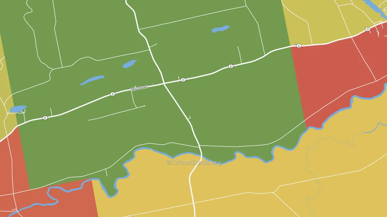 South Sebec, ME Map of Murder Rates