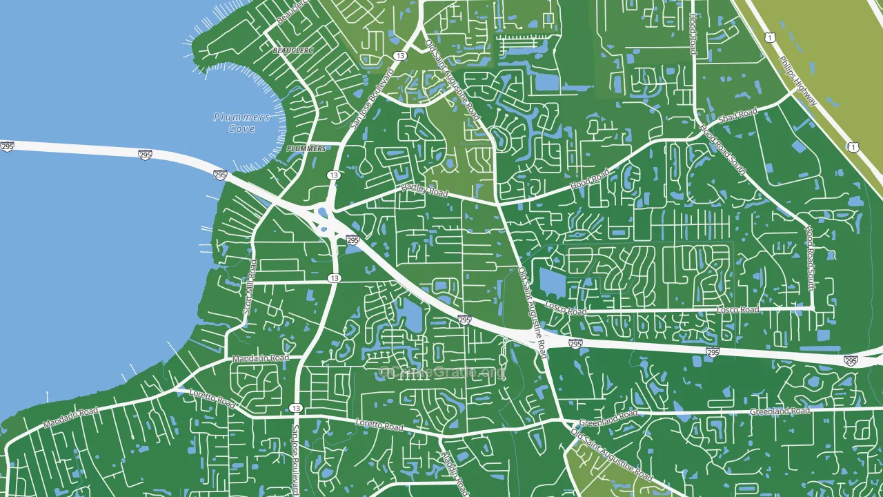 Southwood, Jacksonville, FL Map of Murder Rates