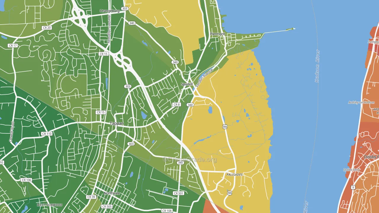 Sparkill, NY Map of Murder Rates