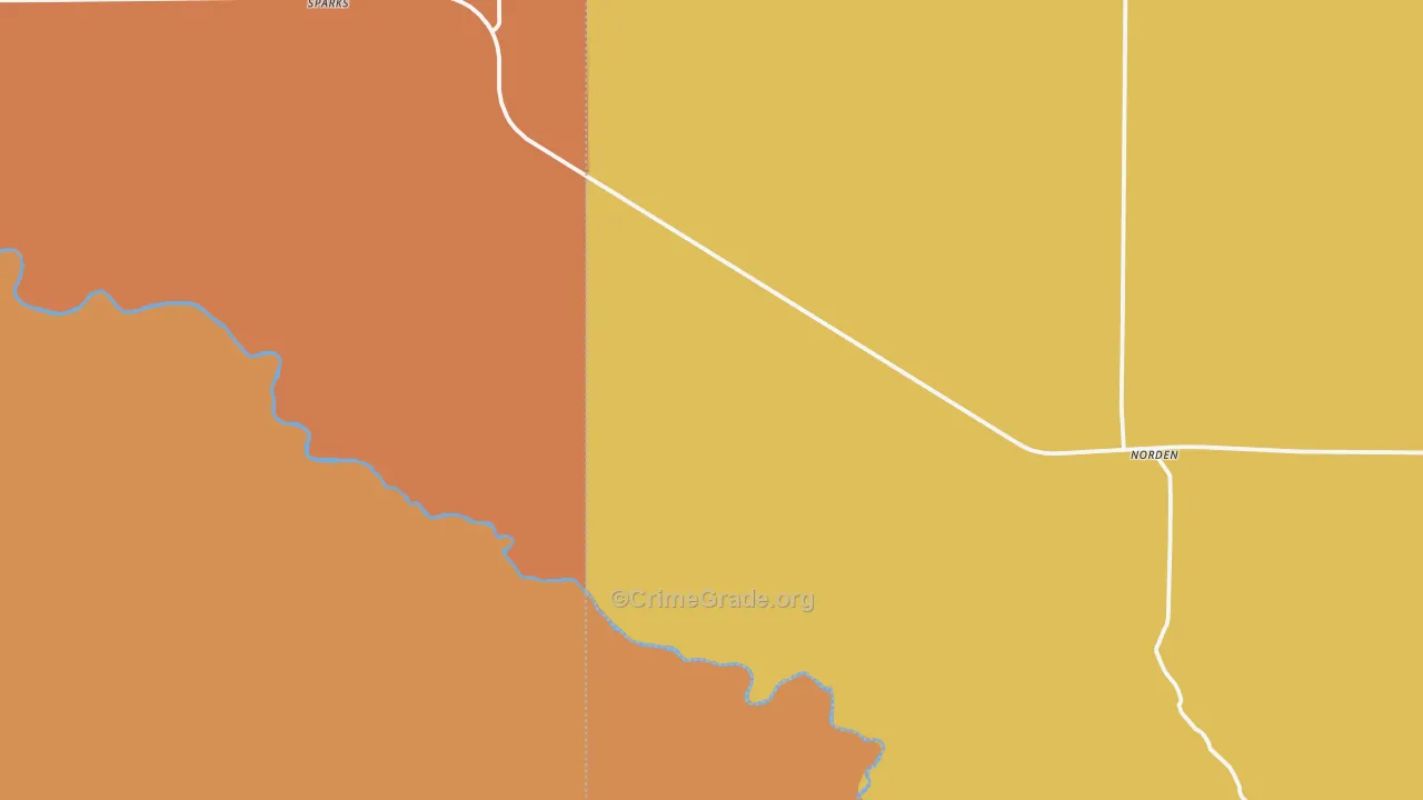 Sparks, NE Map of Murder Rates
