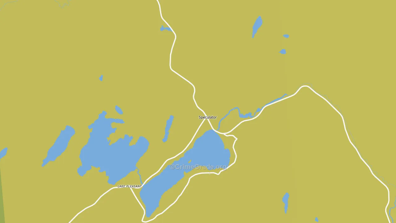 Speculator, NY Map of Murder Rates