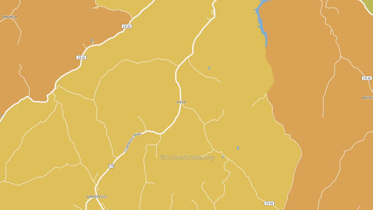 Speed, WV Map of Murder Rates