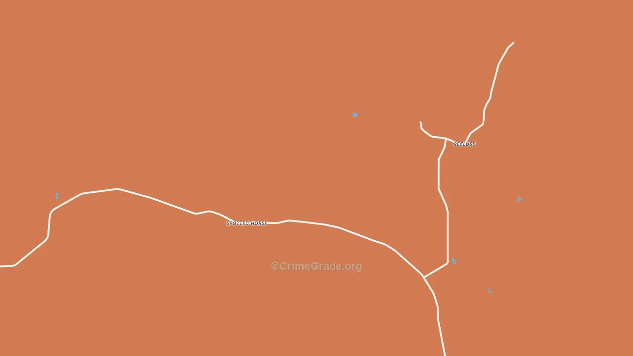 Spotted Horse, WY Map of Murder Rates