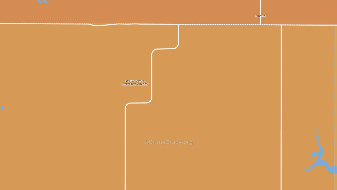 Spring Creek Colony, SD Map of Murder Rates