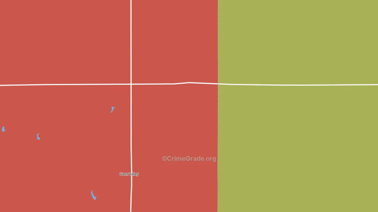 Spring Valley Colony, SD Map of Murder Rates