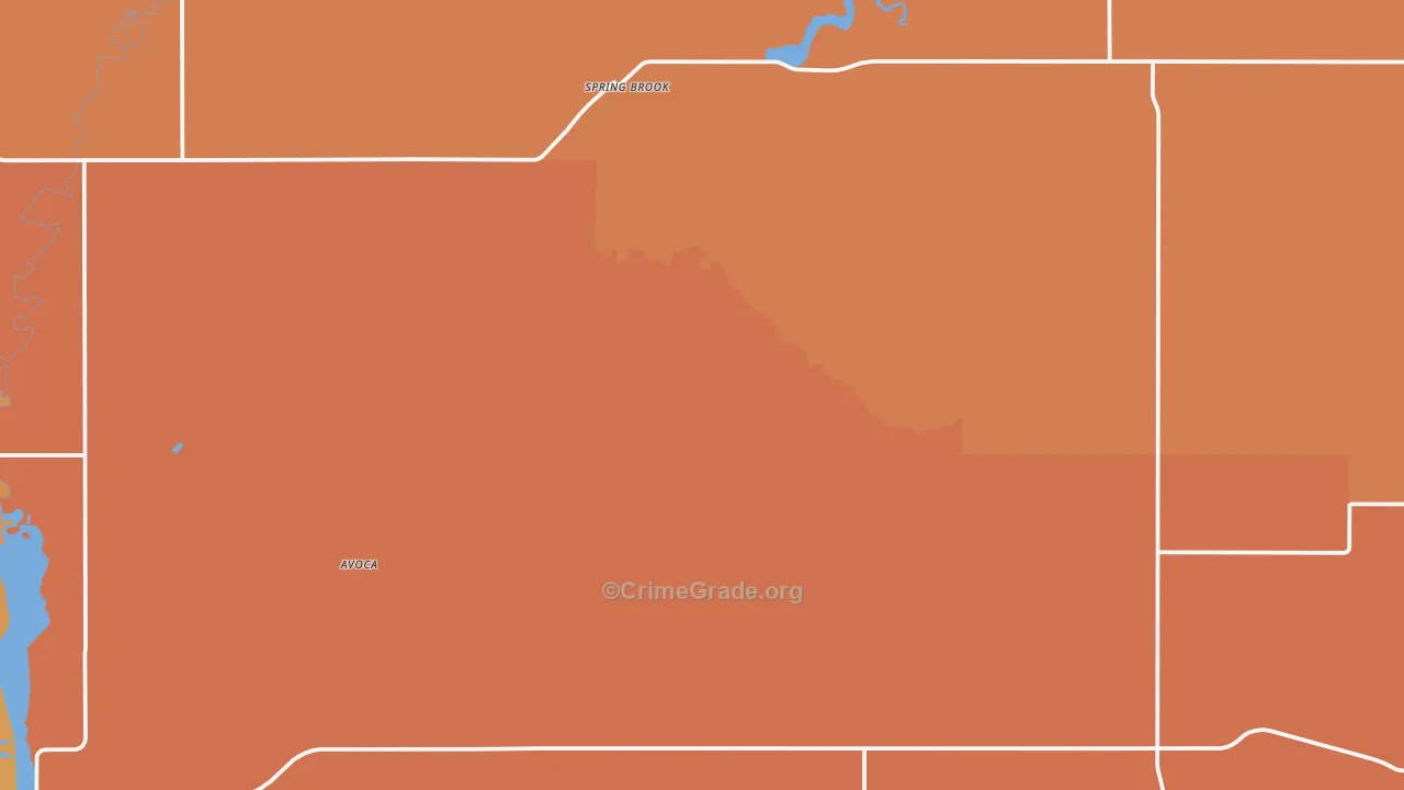 Springbrook, ND Map of Murder Rates
