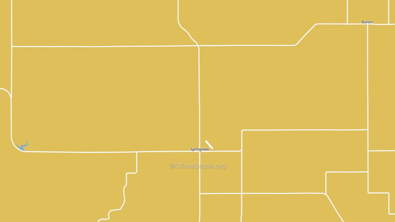 Springview, NE Map of Murder Rates