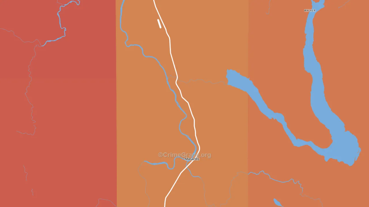 Squapan, ME Map of Murder Rates