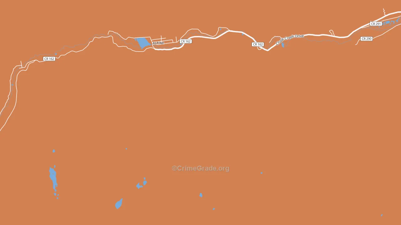 St. Elmo, CO Map of Murder Rates
