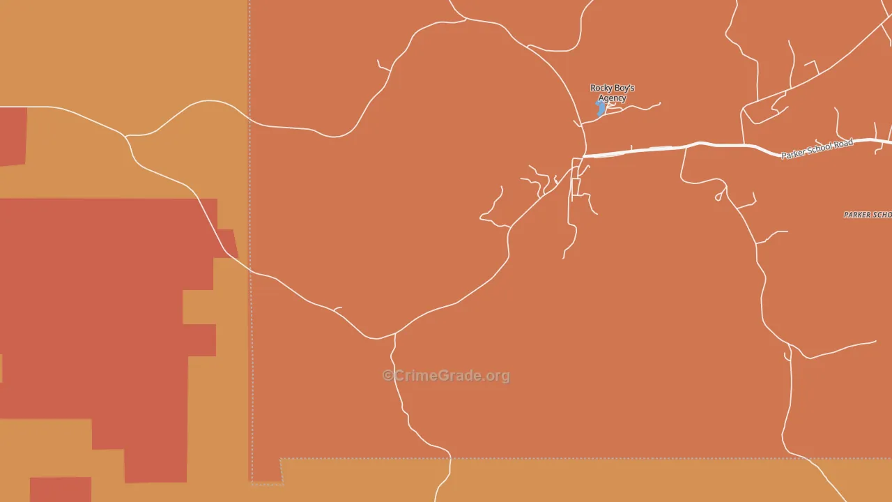 St. Pierre, MT Map of Murder Rates