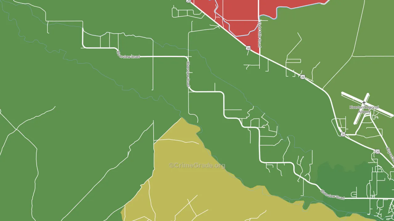 St. Stephens, WY Map of Murder Rates
