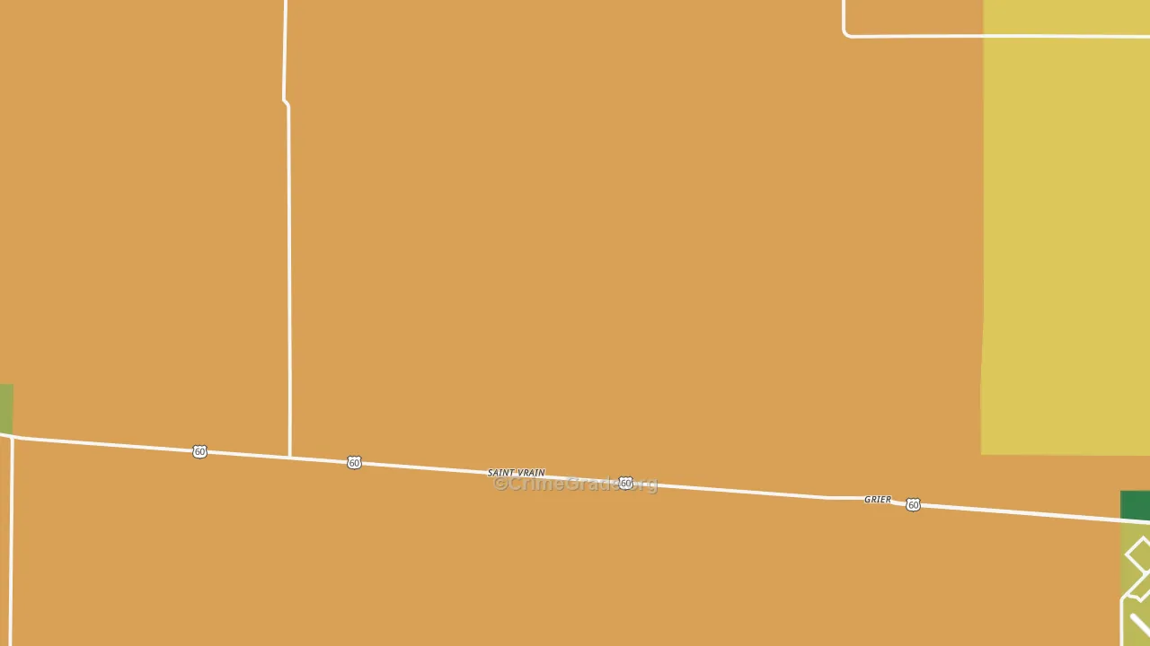 St. Vrain, NM Map of Murder Rates
