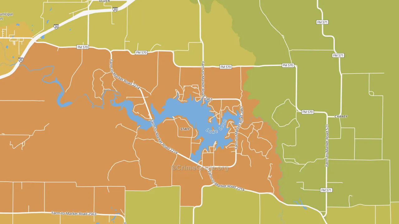 Staff, TX Map of Murder Rates