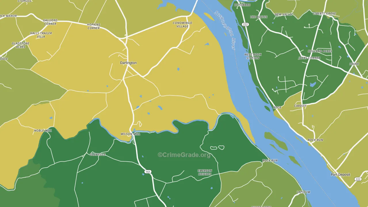Stafford, MD Map of Murder Rates