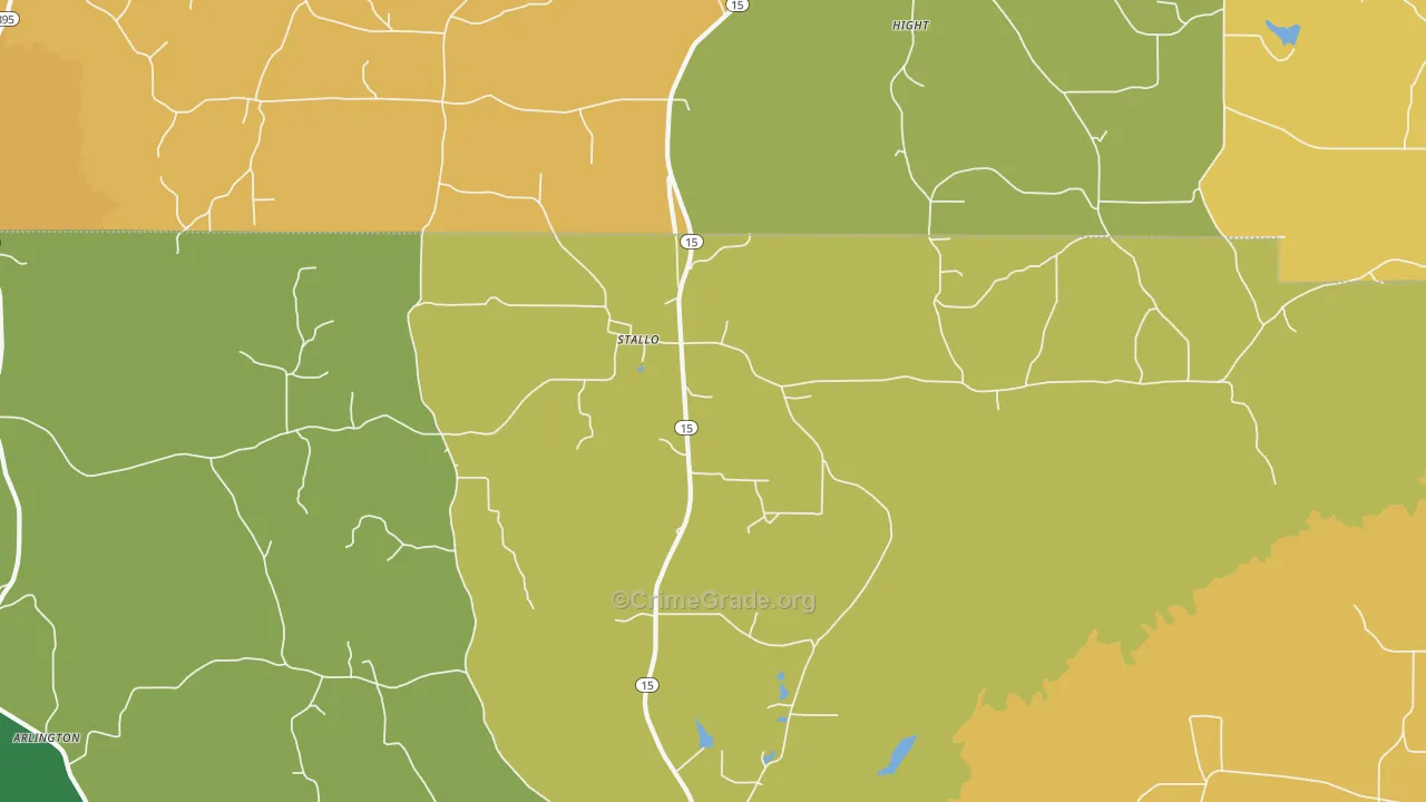 Stallo, MS Map of Murder Rates