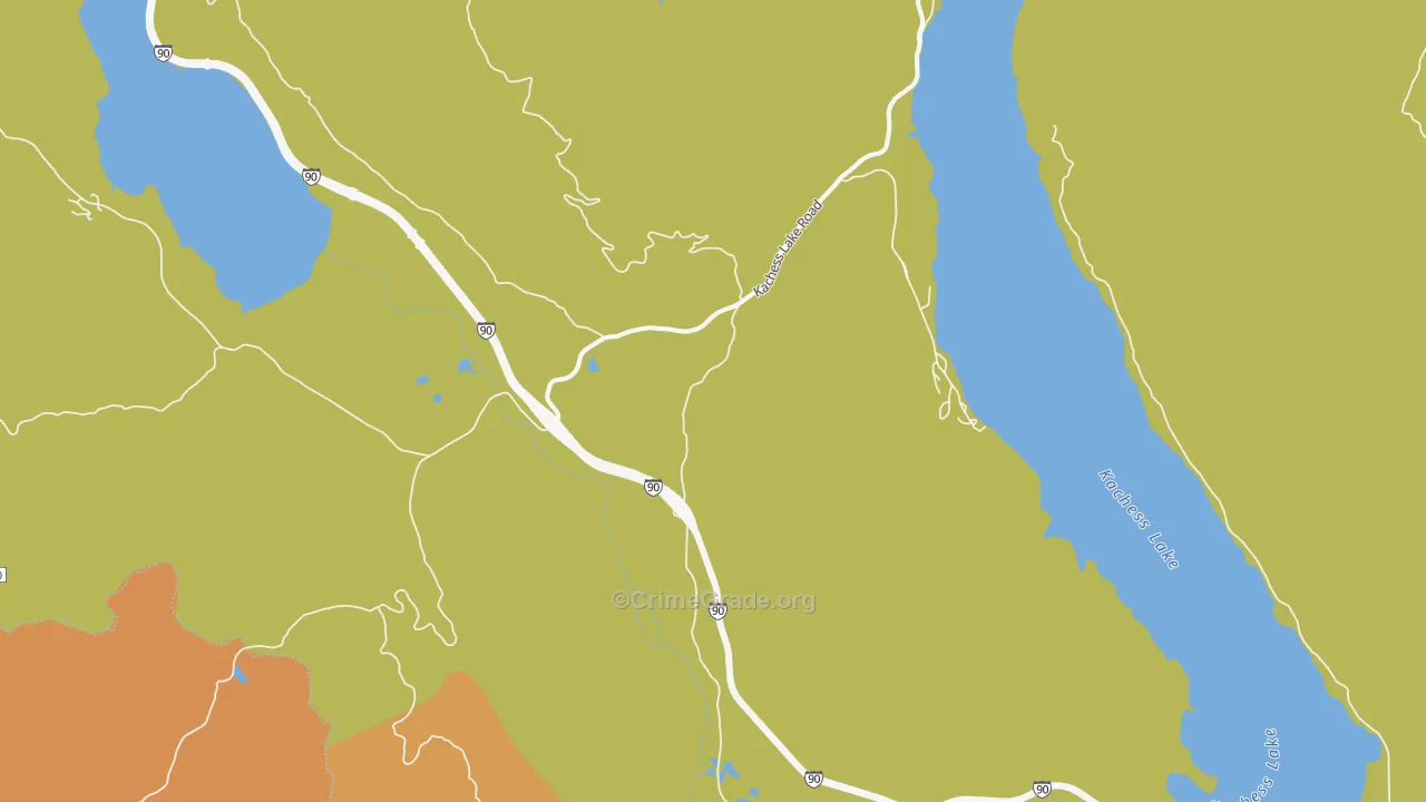 Stampede, WA Map of Murder Rates