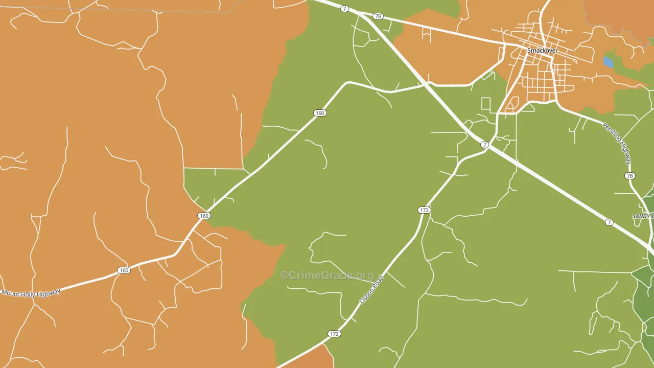 Standard Umpstead, AR Map of Murder Rates