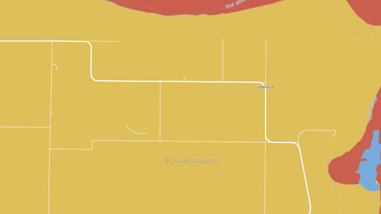 Stanfield, TX Map of Murder Rates