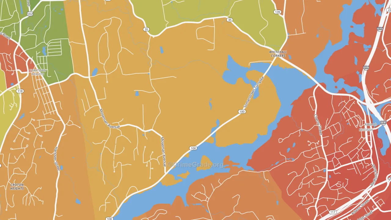 Stanwood, NY Map of Murder Rates