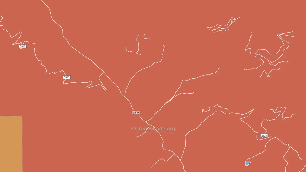 Stark, MT Map of Murder Rates