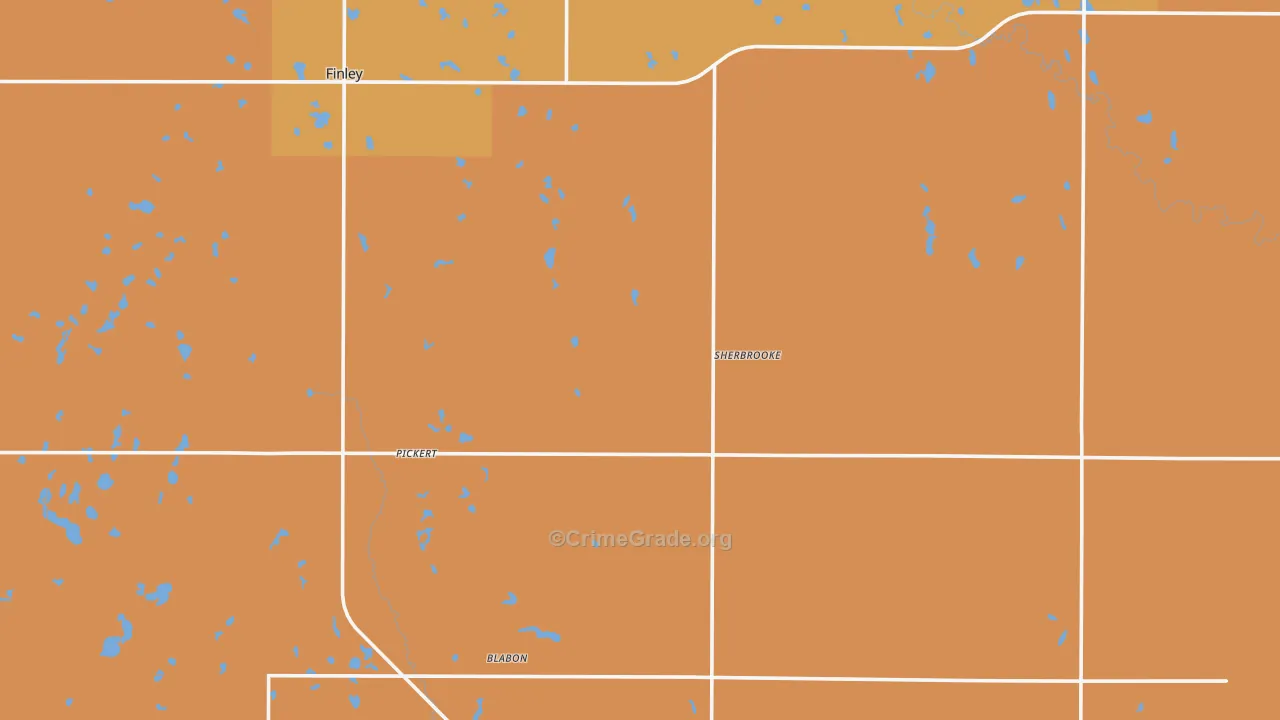 Steele County, ND Map of Murder Rates