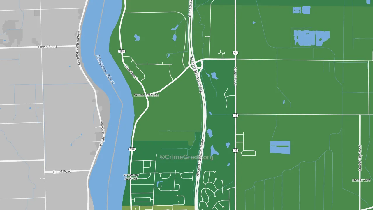 Stella Niagara, NY Map of Murder Rates