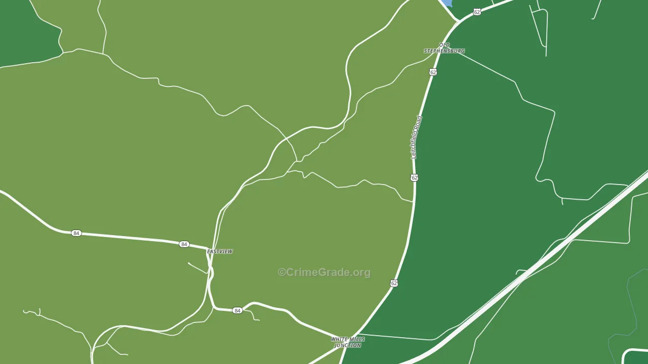 Stephensburg, KY Map of Murder Rates