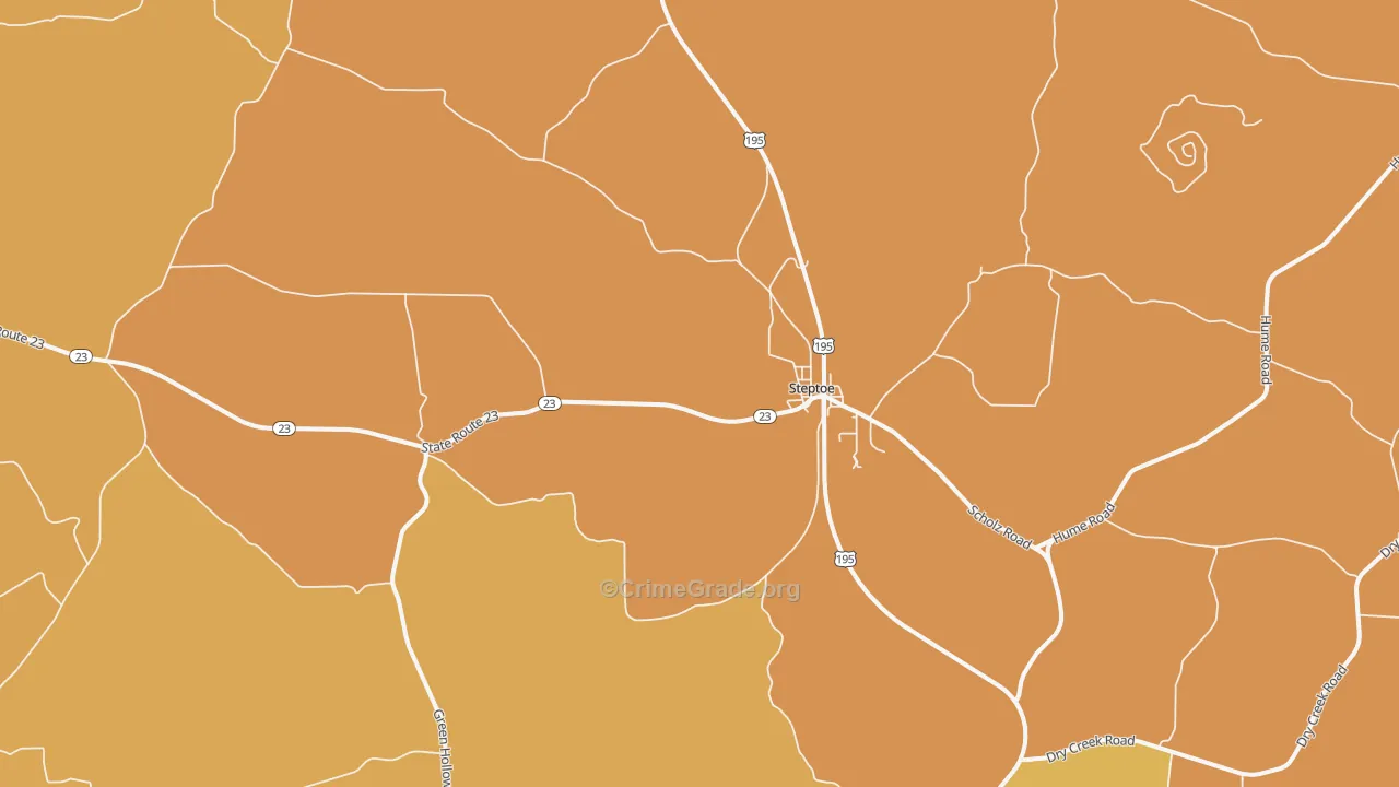 Steptoe, WA Map of Murder Rates