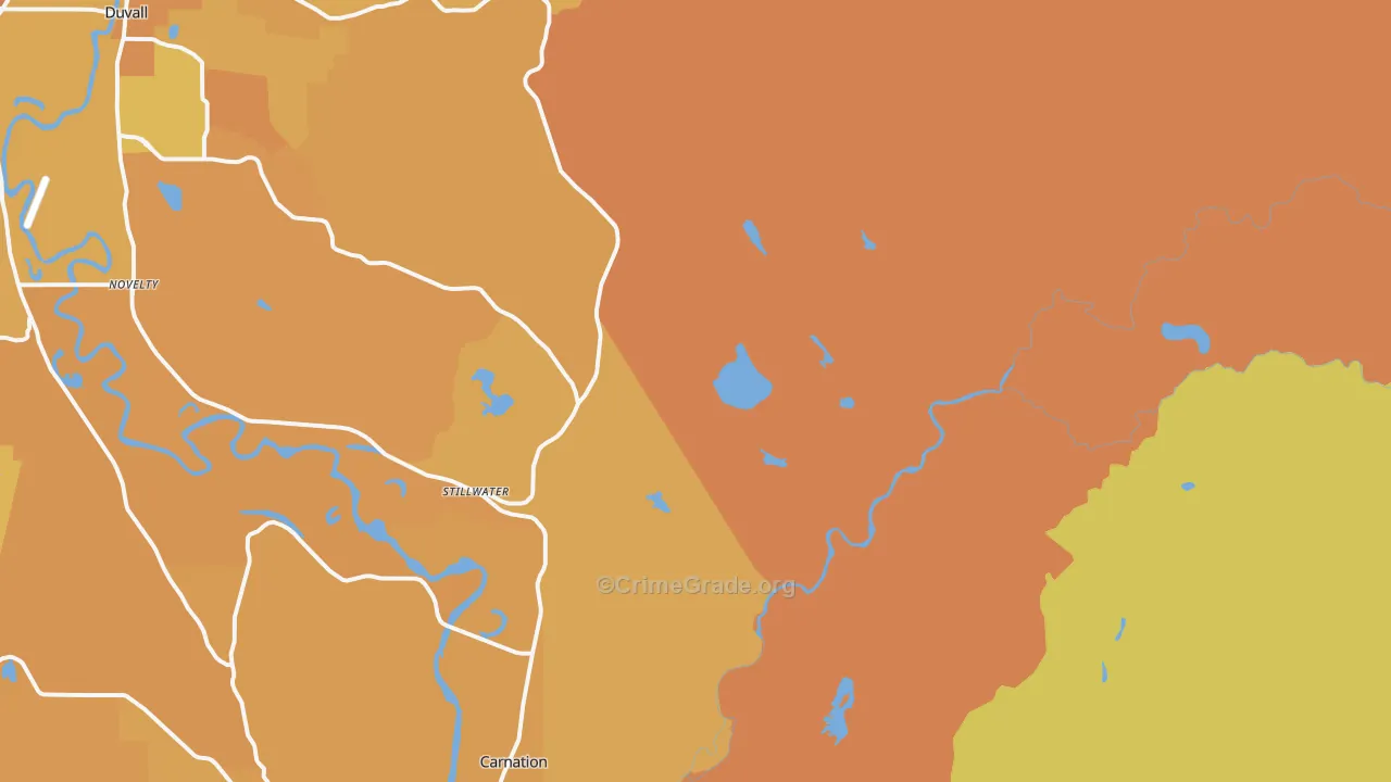 Stillwater, WA Map of Murder Rates