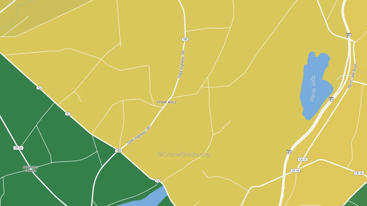 Stone Mills, NY Map of Murder Rates