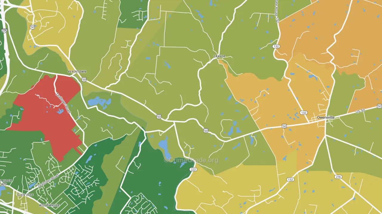 Stonelick, OH Map of Murder Rates
