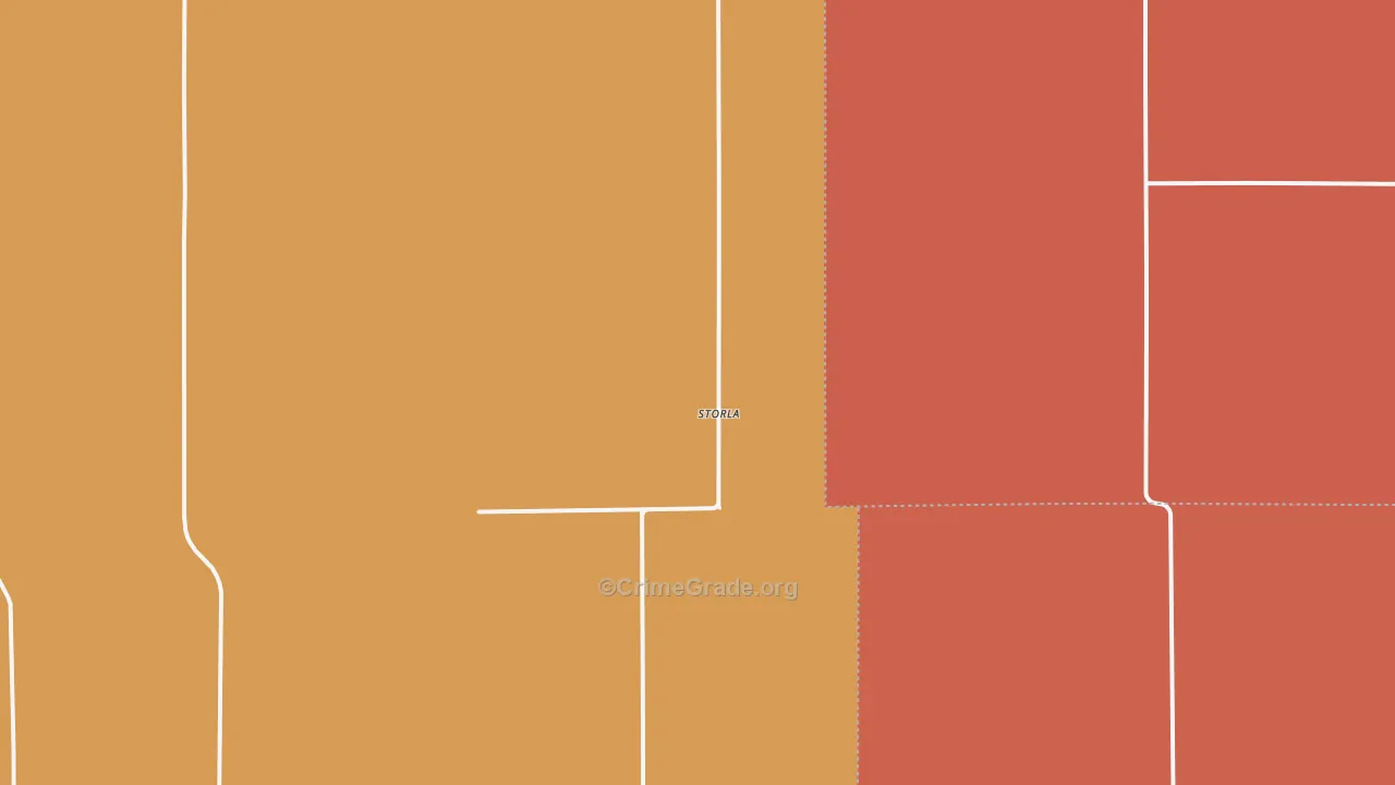 Storla, SD Map of Murder Rates