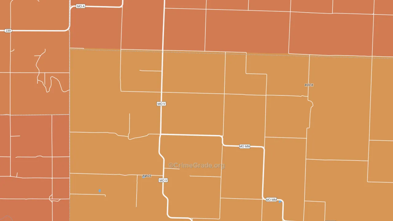 Stotesbury, MO Map of Murder Rates