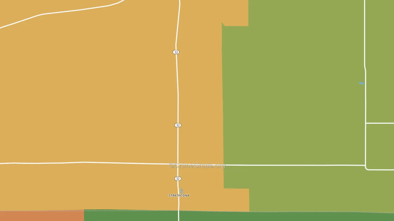 Strathcona, MN Map of Murder Rates