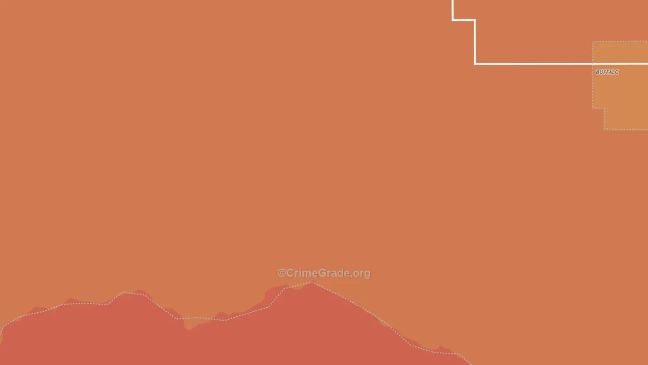 Straw, MT Map of Murder Rates