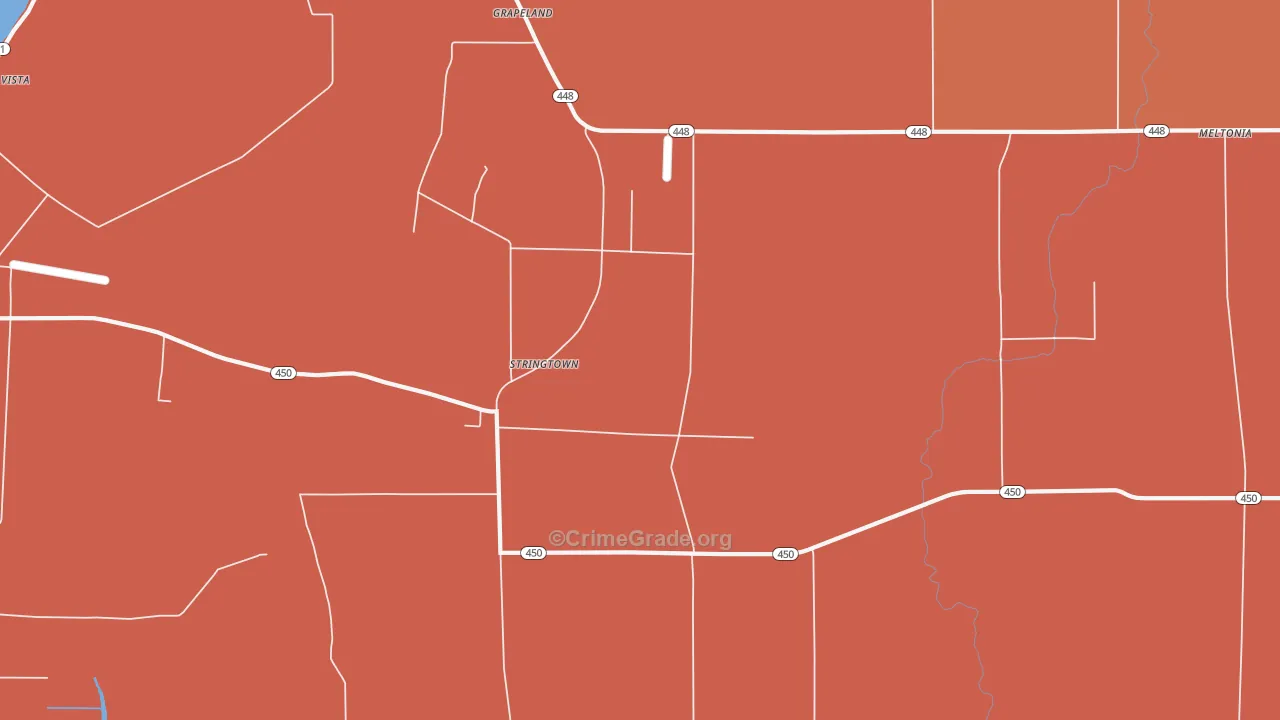 Stringtown, MS Map of Murder Rates