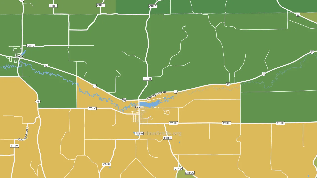 Strum, WI Map of Murder Rates