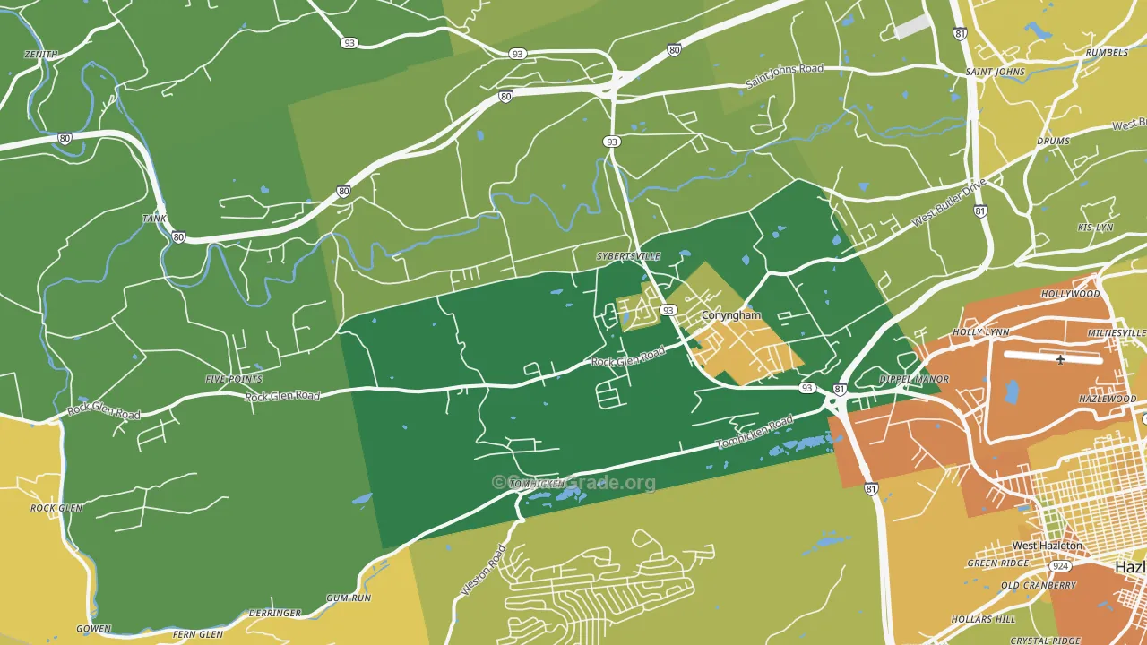 Sugarloaf, PA Map of Murder Rates