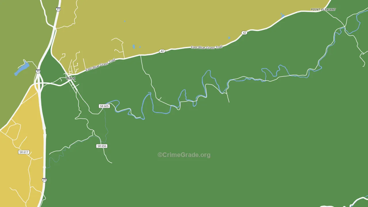 Suiter, VA Map of Murder Rates