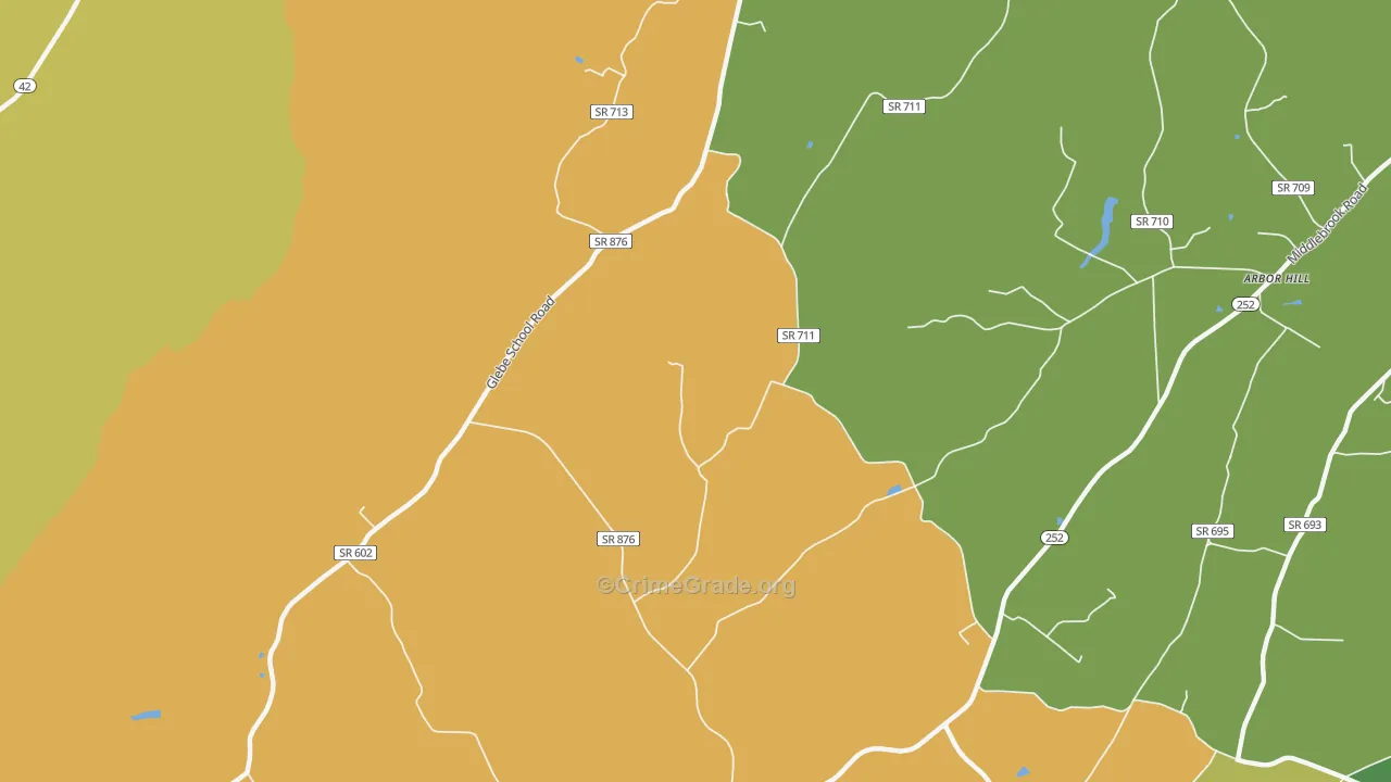 Summerdean, VA Map of Murder Rates