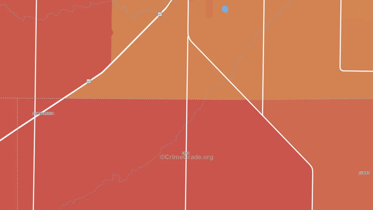 Summerfield, TX Map of Murder Rates